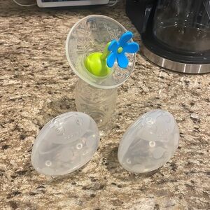 Haakaa and lady bug milk collectors